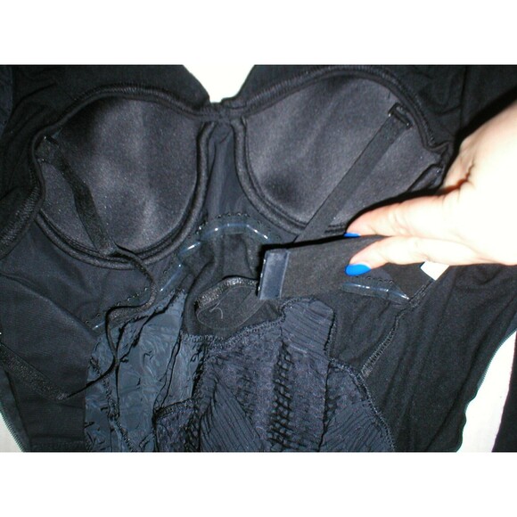 NWT New Womens Preen Thornton Bregazzi Coll Silk XS Black Sweater Top Designer - Picture 3 of 9